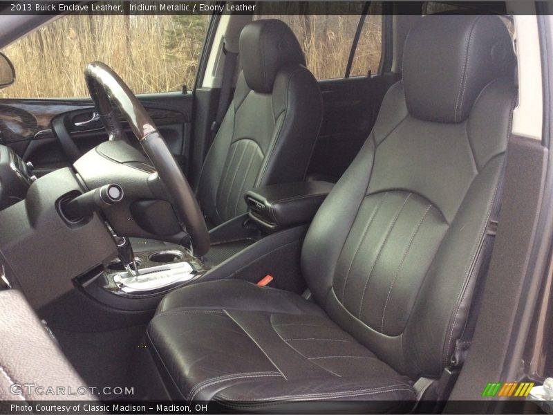 Iridium Metallic / Ebony Leather 2013 Buick Enclave Leather