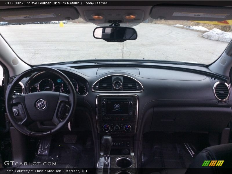 Iridium Metallic / Ebony Leather 2013 Buick Enclave Leather