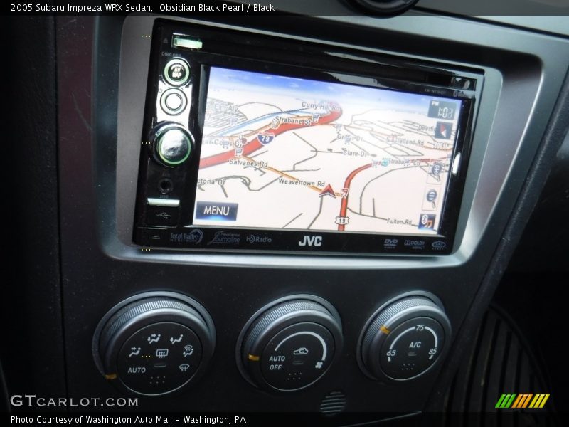 Obsidian Black Pearl / Black 2005 Subaru Impreza WRX Sedan