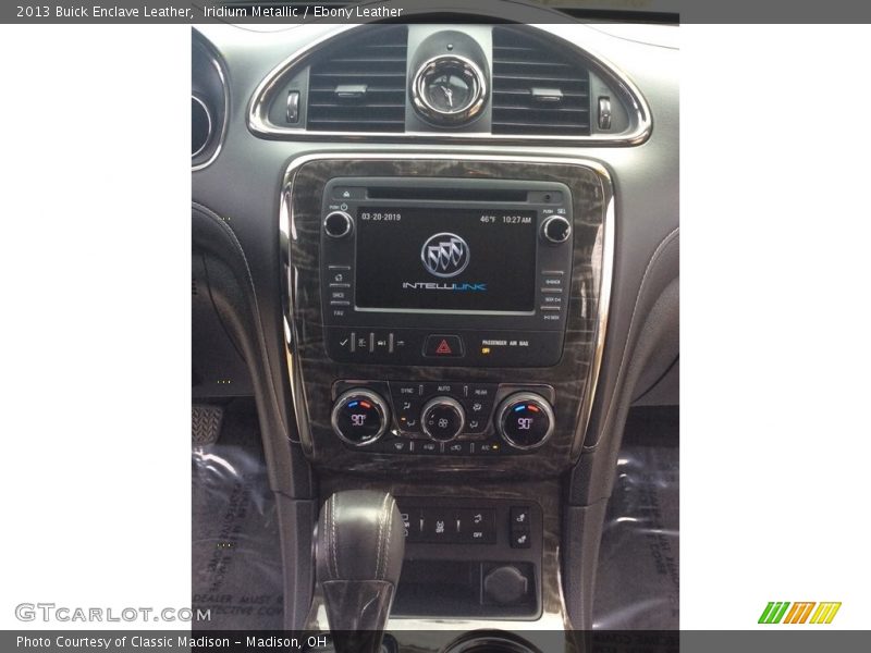 Iridium Metallic / Ebony Leather 2013 Buick Enclave Leather