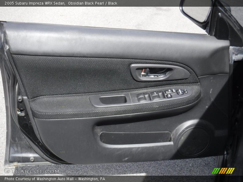 Obsidian Black Pearl / Black 2005 Subaru Impreza WRX Sedan