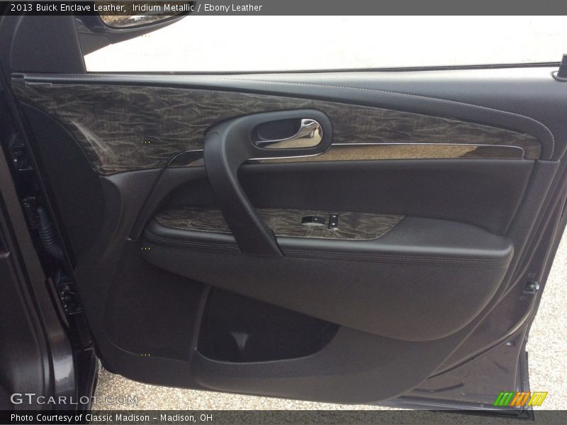 Iridium Metallic / Ebony Leather 2013 Buick Enclave Leather
