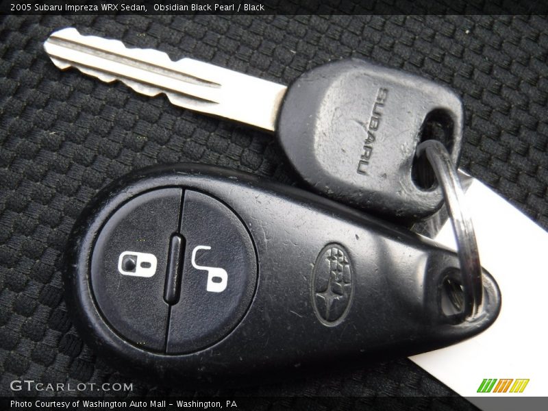 Obsidian Black Pearl / Black 2005 Subaru Impreza WRX Sedan