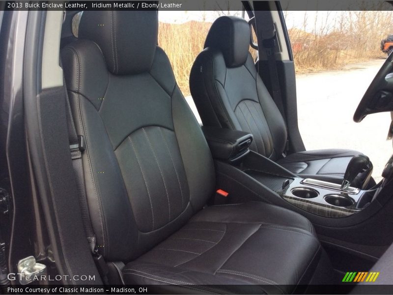 Iridium Metallic / Ebony Leather 2013 Buick Enclave Leather