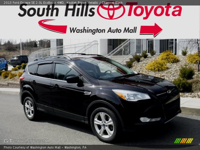 Kodiak Brown Metallic / Charcoal Black 2013 Ford Escape SE 2.0L EcoBoost 4WD