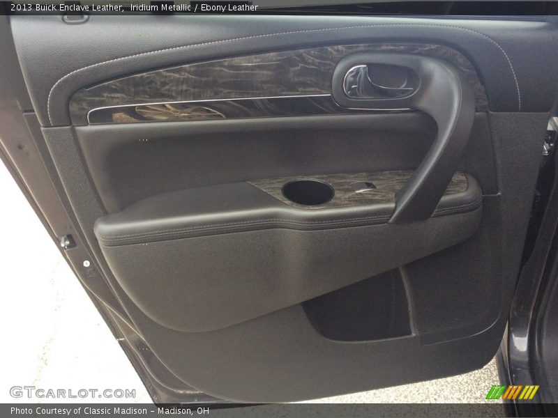 Iridium Metallic / Ebony Leather 2013 Buick Enclave Leather