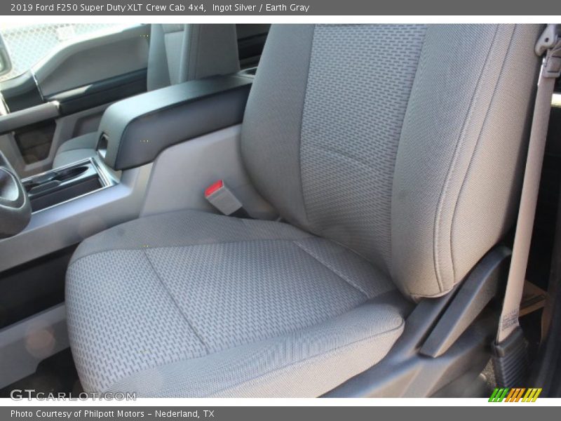 Ingot Silver / Earth Gray 2019 Ford F250 Super Duty XLT Crew Cab 4x4