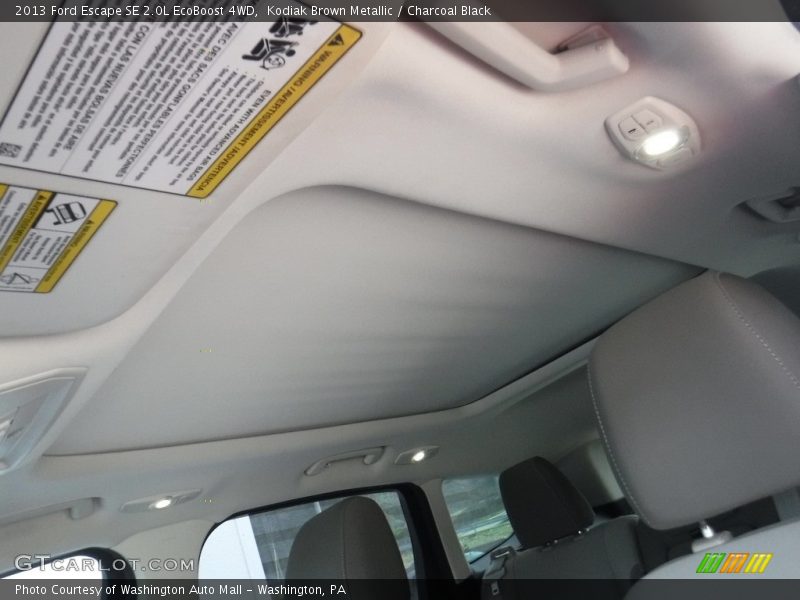 Kodiak Brown Metallic / Charcoal Black 2013 Ford Escape SE 2.0L EcoBoost 4WD