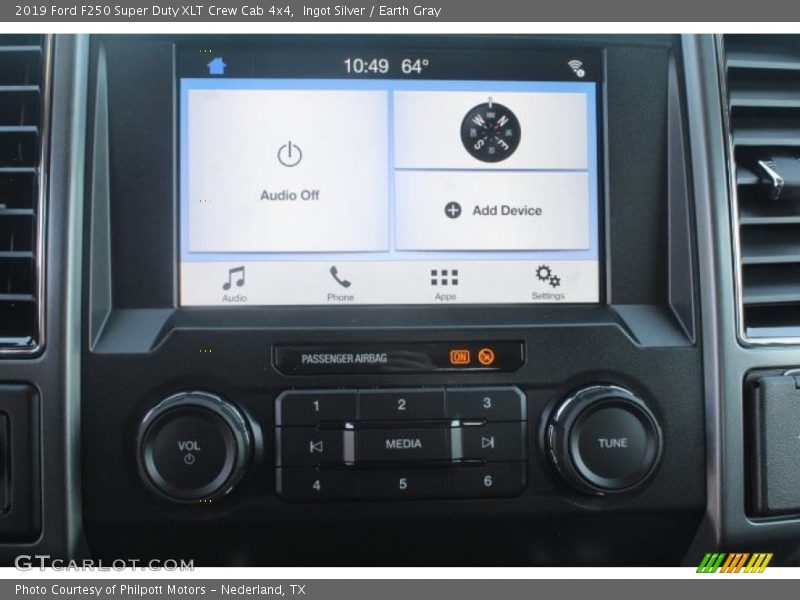 Ingot Silver / Earth Gray 2019 Ford F250 Super Duty XLT Crew Cab 4x4