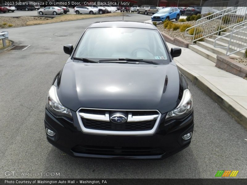 Crystal Black Silica / Ivory 2013 Subaru Impreza 2.0i Limited 5 Door