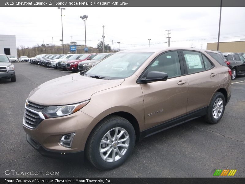 Sandy Ridge Metallic / Medium Ash Gray 2019 Chevrolet Equinox LS