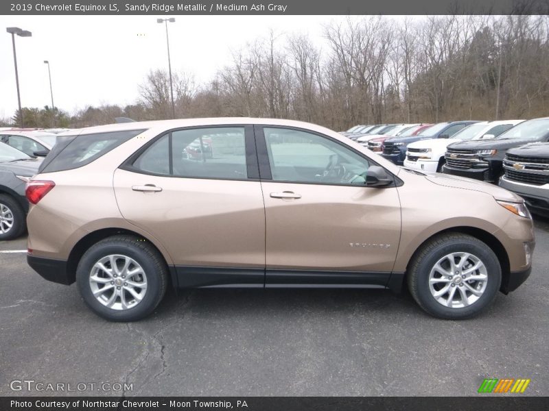 Sandy Ridge Metallic / Medium Ash Gray 2019 Chevrolet Equinox LS