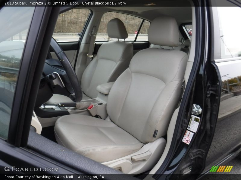 Crystal Black Silica / Ivory 2013 Subaru Impreza 2.0i Limited 5 Door