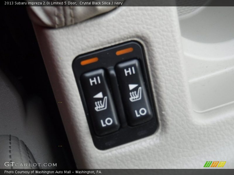 Crystal Black Silica / Ivory 2013 Subaru Impreza 2.0i Limited 5 Door