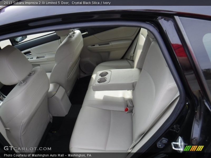 Crystal Black Silica / Ivory 2013 Subaru Impreza 2.0i Limited 5 Door