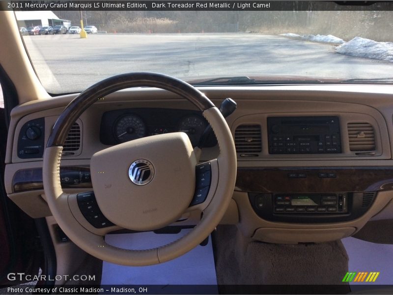 Dark Toreador Red Metallic / Light Camel 2011 Mercury Grand Marquis LS Ultimate Edition