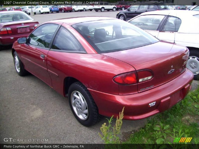 Cayenne Red Metallic / Graphite 1997 Chevrolet Cavalier Coupe