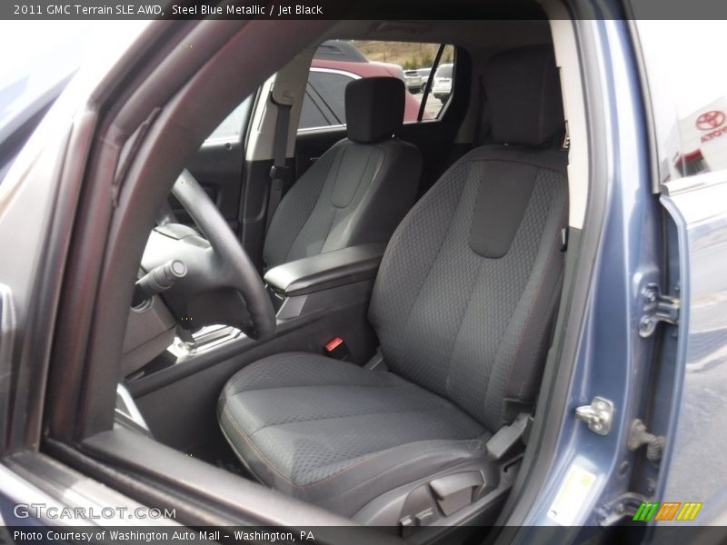 Steel Blue Metallic / Jet Black 2011 GMC Terrain SLE AWD