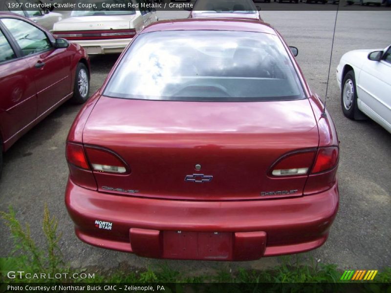 Cayenne Red Metallic / Graphite 1997 Chevrolet Cavalier Coupe