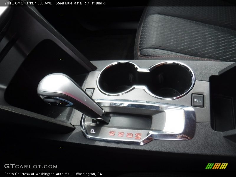 Steel Blue Metallic / Jet Black 2011 GMC Terrain SLE AWD