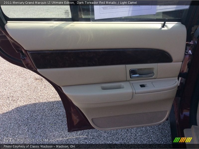 Dark Toreador Red Metallic / Light Camel 2011 Mercury Grand Marquis LS Ultimate Edition