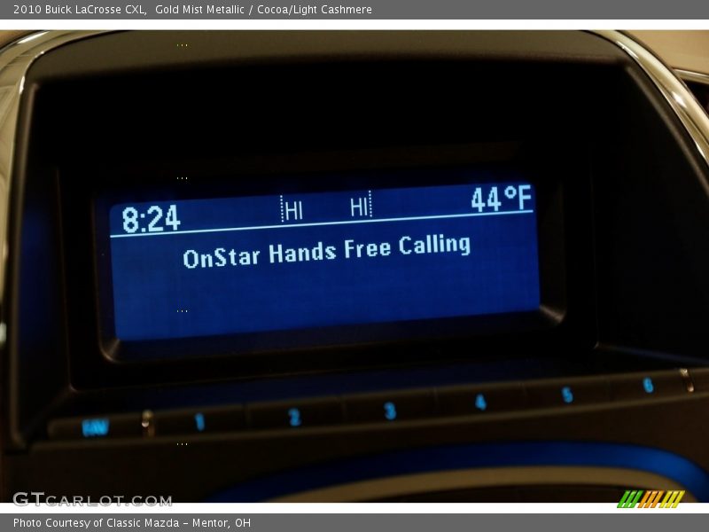 Gold Mist Metallic / Cocoa/Light Cashmere 2010 Buick LaCrosse CXL