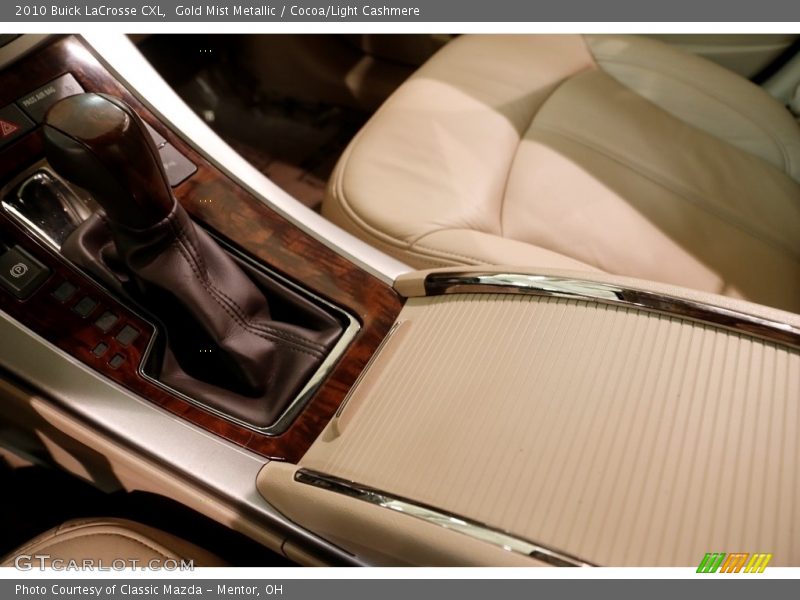 Gold Mist Metallic / Cocoa/Light Cashmere 2010 Buick LaCrosse CXL