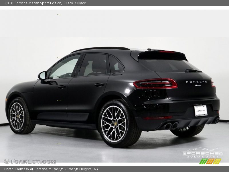 Black / Black 2018 Porsche Macan Sport Edition