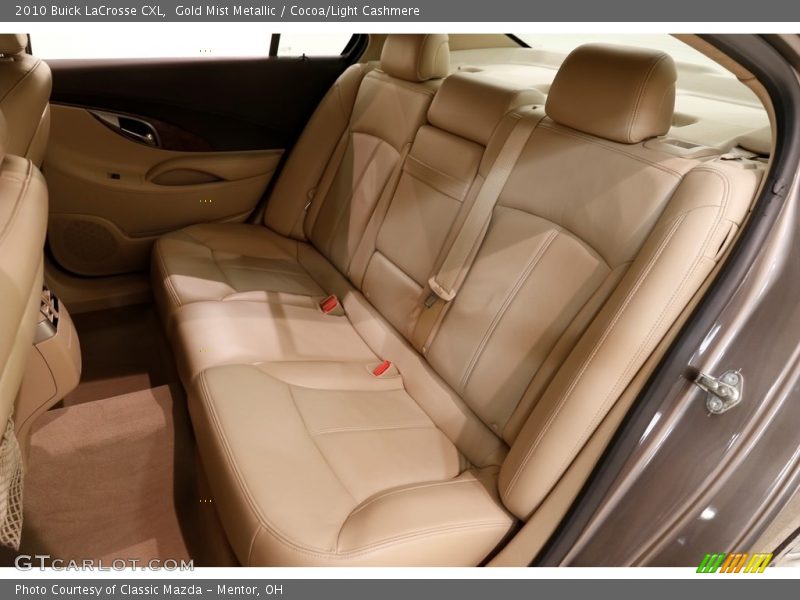 Gold Mist Metallic / Cocoa/Light Cashmere 2010 Buick LaCrosse CXL