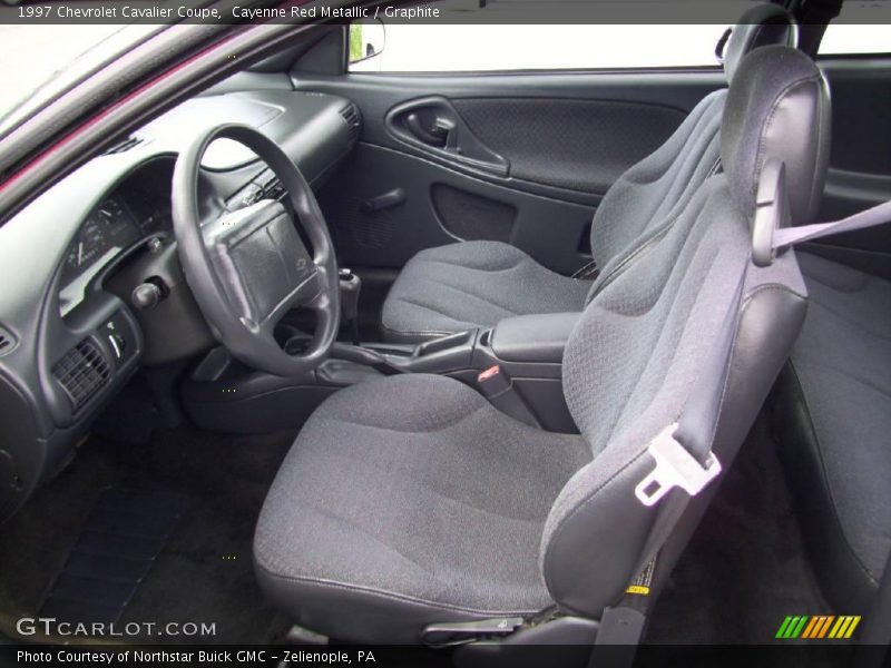 Cayenne Red Metallic / Graphite 1997 Chevrolet Cavalier Coupe