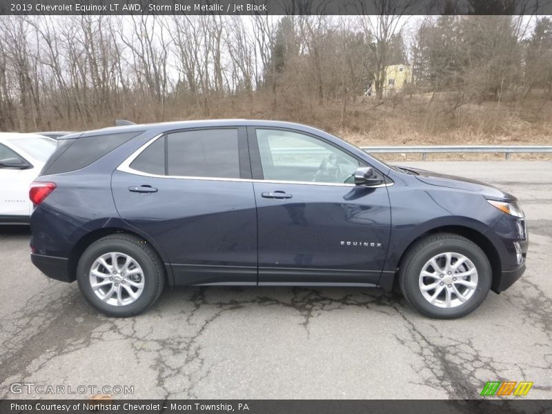 Storm Blue Metallic / Jet Black 2019 Chevrolet Equinox LT AWD