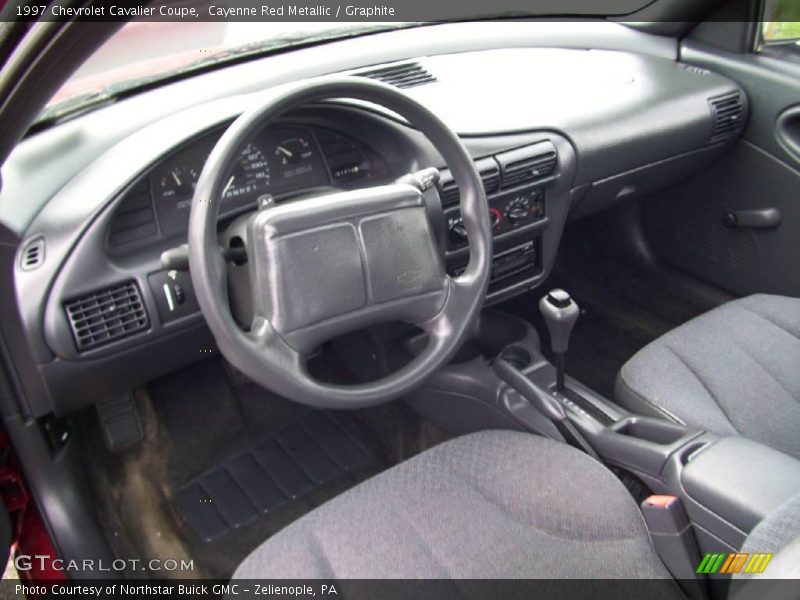 Cayenne Red Metallic / Graphite 1997 Chevrolet Cavalier Coupe