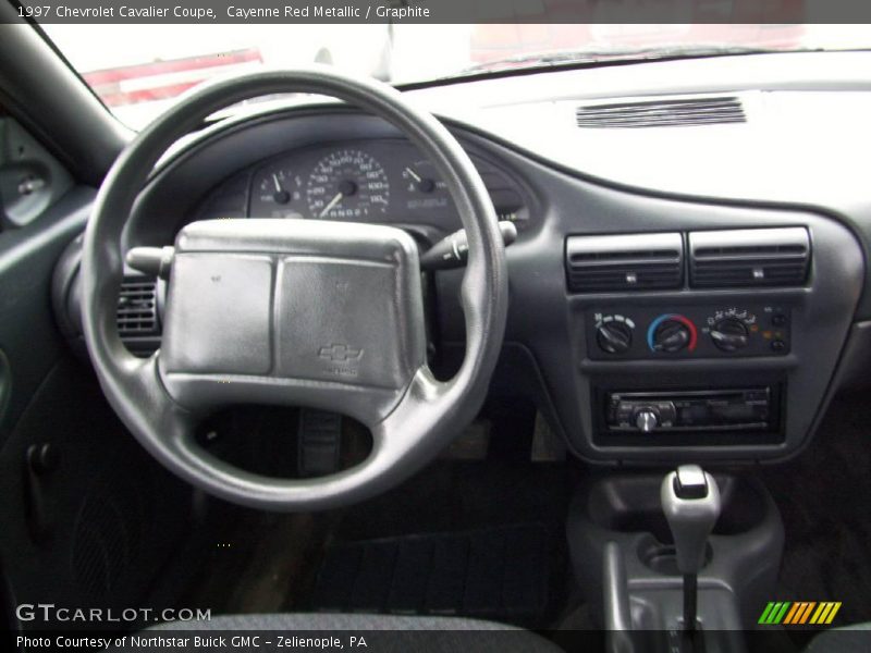 Cayenne Red Metallic / Graphite 1997 Chevrolet Cavalier Coupe