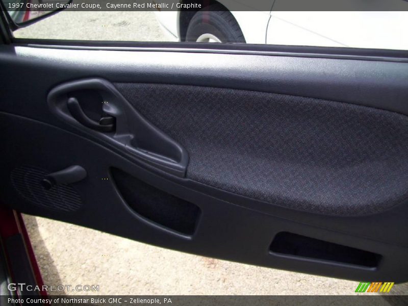 Cayenne Red Metallic / Graphite 1997 Chevrolet Cavalier Coupe