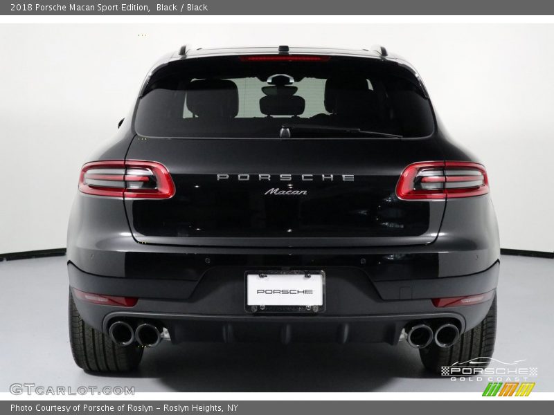 Black / Black 2018 Porsche Macan Sport Edition