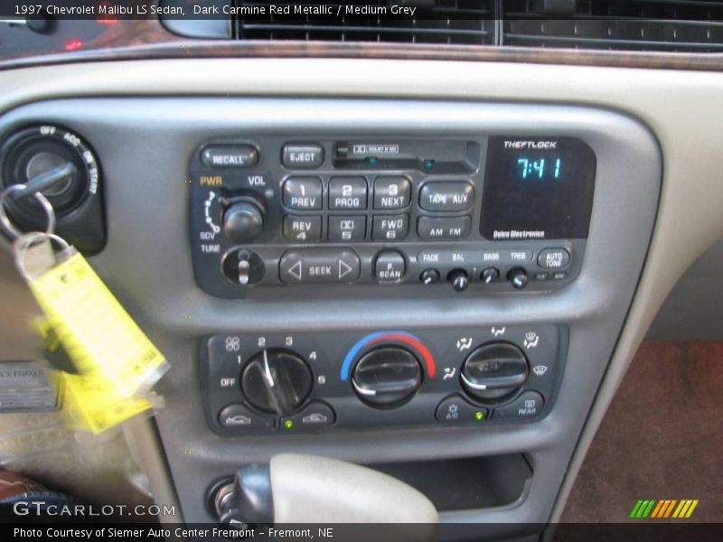 Dark Carmine Red Metallic / Medium Grey 1997 Chevrolet Malibu LS Sedan