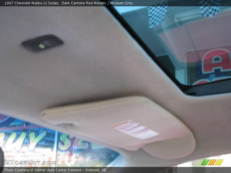 Dark Carmine Red Metallic / Medium Grey 1997 Chevrolet Malibu LS Sedan