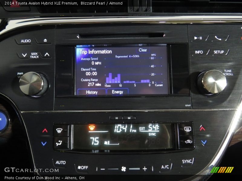 Blizzard Pearl / Almond 2014 Toyota Avalon Hybrid XLE Premium