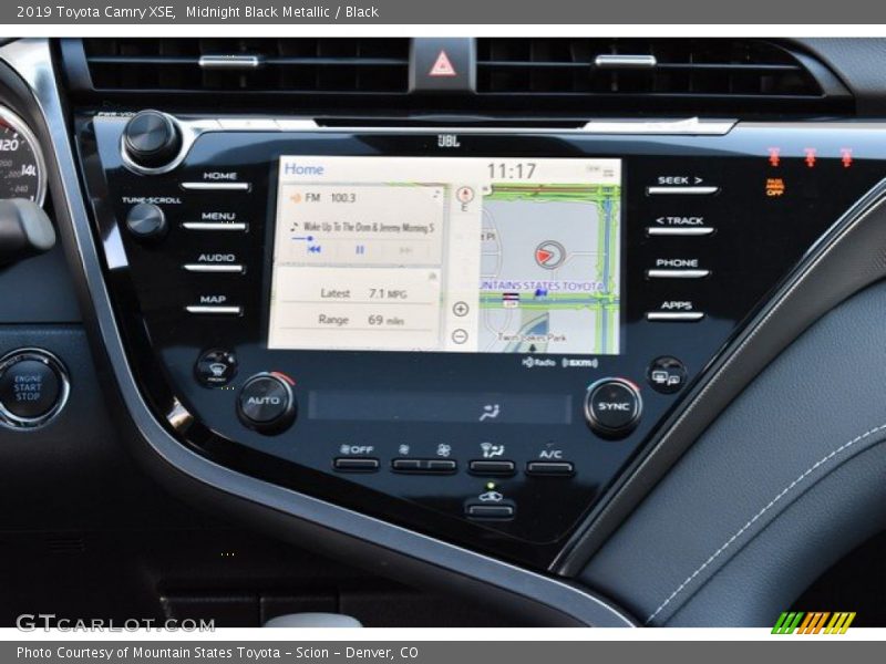 Midnight Black Metallic / Black 2019 Toyota Camry XSE