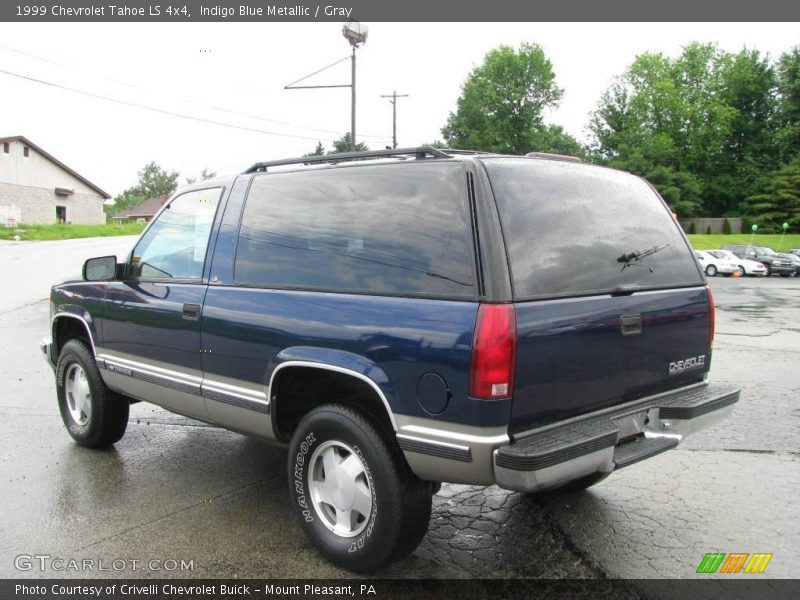 Indigo Blue Metallic / Gray 1999 Chevrolet Tahoe LS 4x4