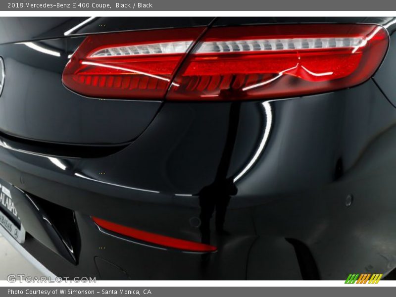 Black / Black 2018 Mercedes-Benz E 400 Coupe