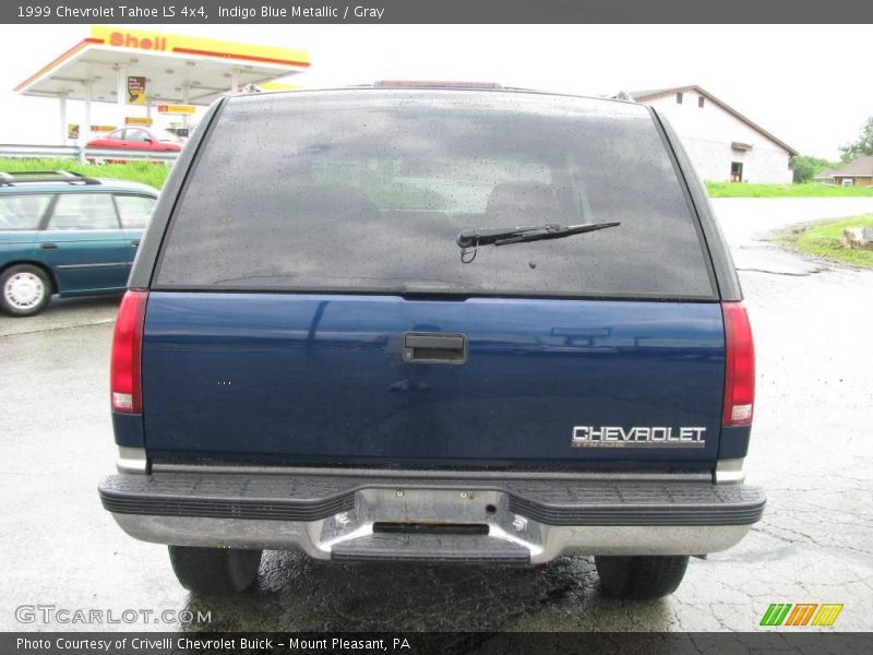 Indigo Blue Metallic / Gray 1999 Chevrolet Tahoe LS 4x4
