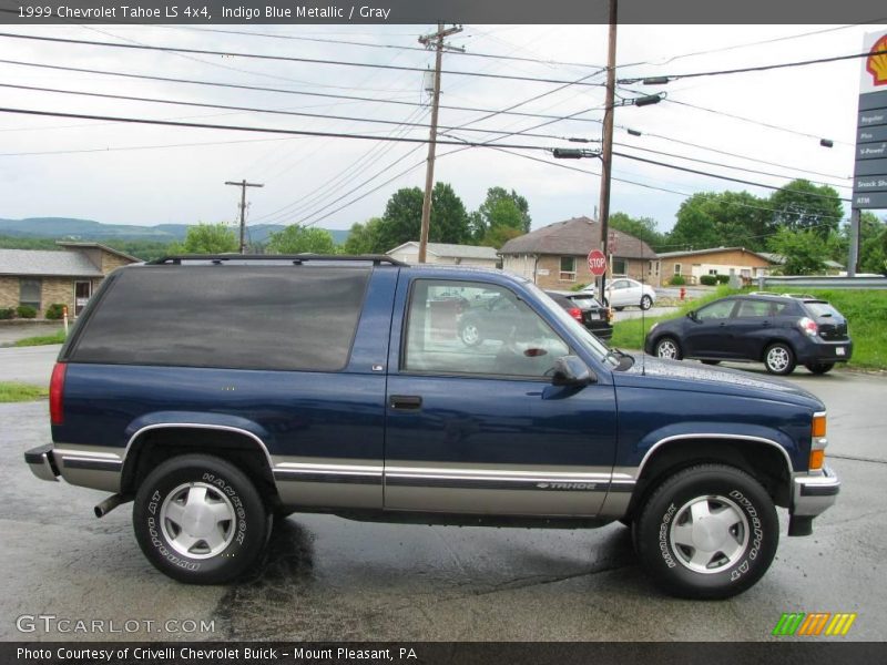Indigo Blue Metallic / Gray 1999 Chevrolet Tahoe LS 4x4