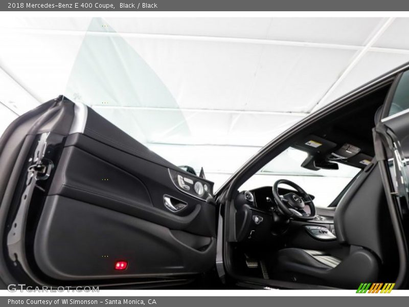 Black / Black 2018 Mercedes-Benz E 400 Coupe