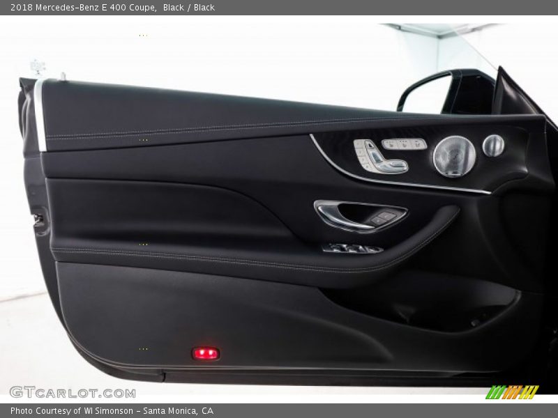 Black / Black 2018 Mercedes-Benz E 400 Coupe