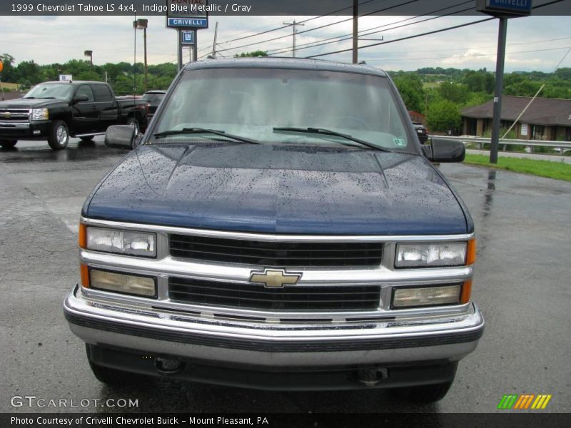 Indigo Blue Metallic / Gray 1999 Chevrolet Tahoe LS 4x4
