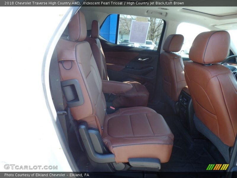 Iridescent Pearl Tricoat / High Country Jet Black/Loft Brown 2018 Chevrolet Traverse High Country AWD