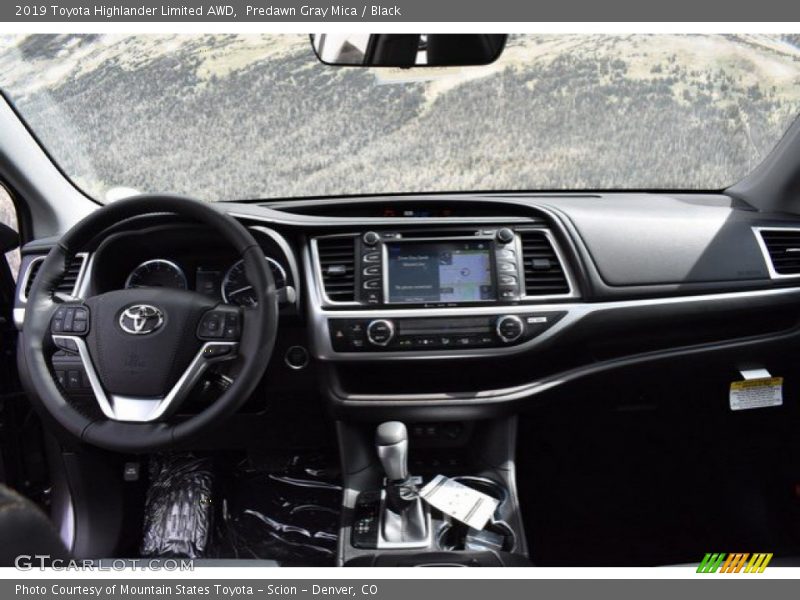 Predawn Gray Mica / Black 2019 Toyota Highlander Limited AWD