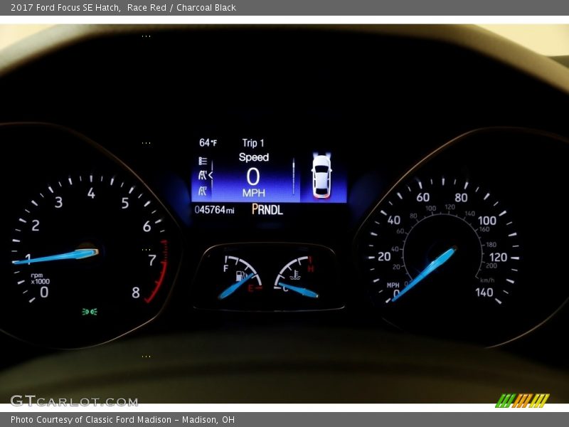 Race Red / Charcoal Black 2017 Ford Focus SE Hatch