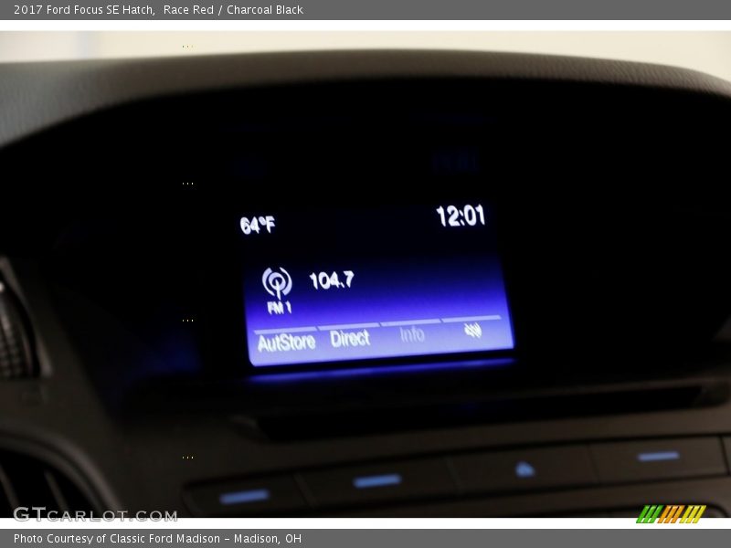 Race Red / Charcoal Black 2017 Ford Focus SE Hatch